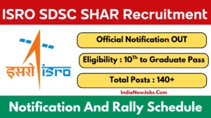 ISRO SDSC SHAR Recruitment 2025