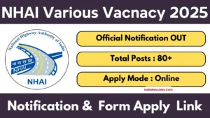 NHAI Recruitment 2025