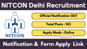 NITCON Limited Delhi Vacancy 2025