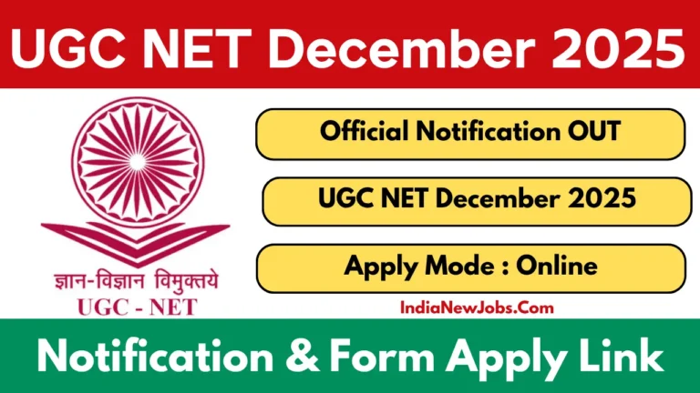 UGC NET December 2025 Notification