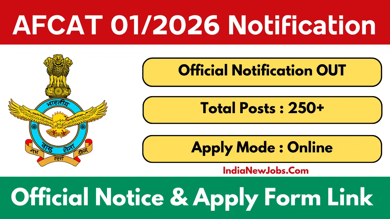 AFCAT 012026 Notification