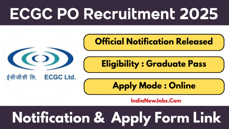 ECGC PO Recruitment 2025