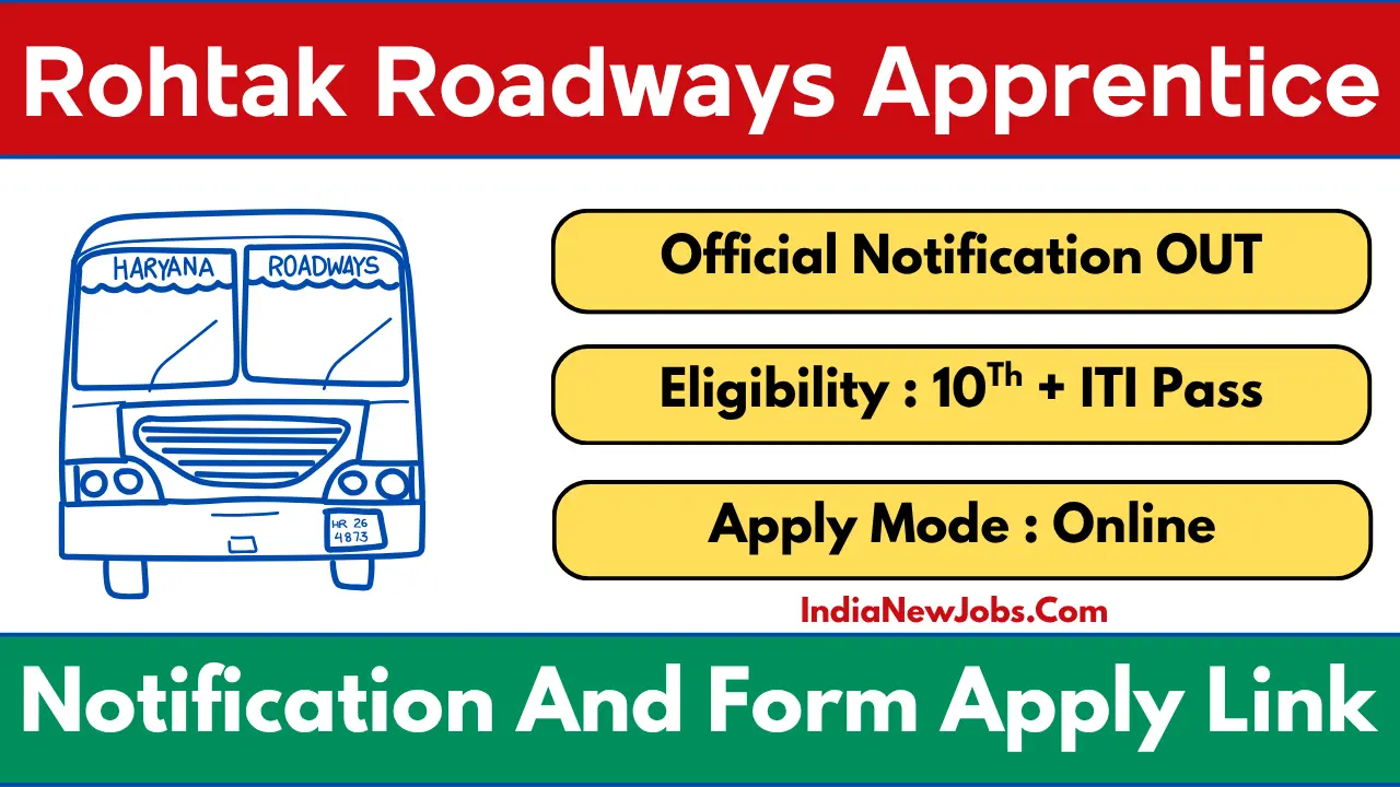 Haryana Roadways Rohtak Apprentice Recruitment 2025