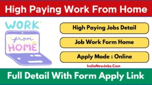 High Paying Work From Home Jobs in India 2026
