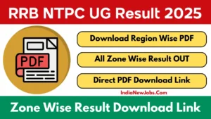 RRB NTPC Under Graduate Level Result 2025