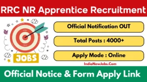 RRC NR Apprentice Recruitment 2025 [4116 Post] Notification and Online Form at rrcnr.org