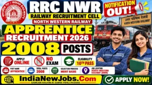 RRC NWR Railway Apprentice Recruitment 2026