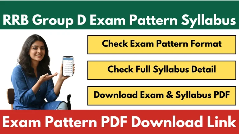 Railway RRB Group D Exam Pattern and Syllabus 2025