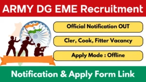 Army DG EME Udhampur Recruitment 2025-26