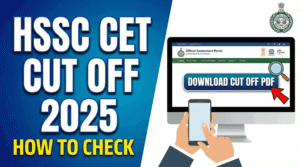 HSSC CET Cut Off 2025