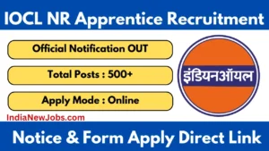 IOCL NR Apprentice Recruitment 2025-26