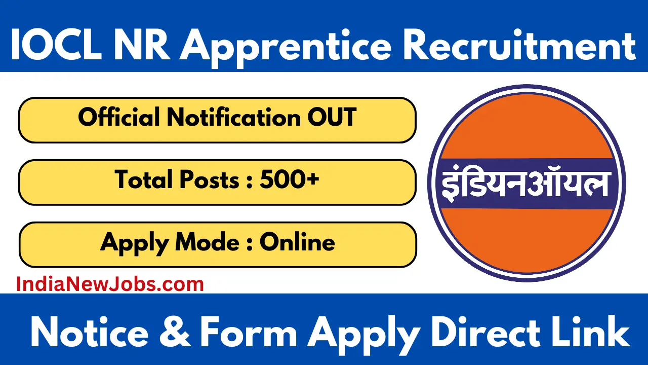IOCL NR Apprentice Recruitment 2025-26