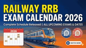 Railway Exam Calendar 2026