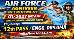 Air Force Agniveer Recruitment 012027