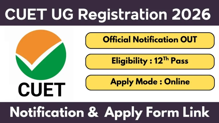 CUET UG Registration 2026