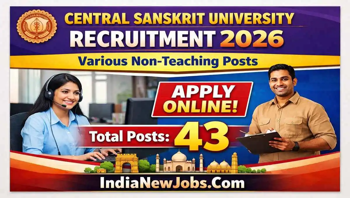 Central Sanskrit University Recruitment 2026