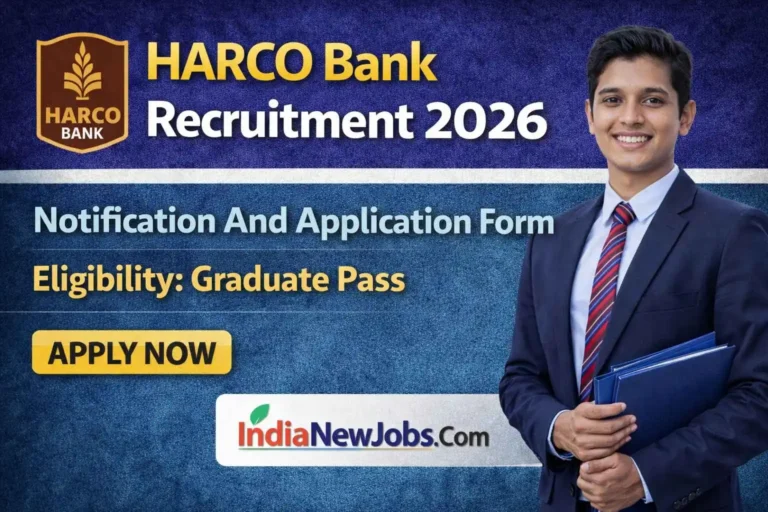 HARCO Bank Recruitment 2026 Notification And Application Form