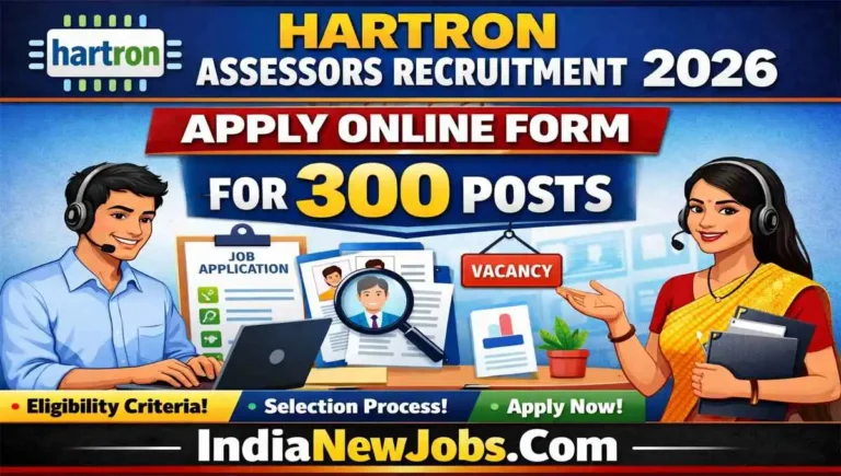 HARTRON Assessors Recruitment 2026 Apply Online Form For 300 Posts