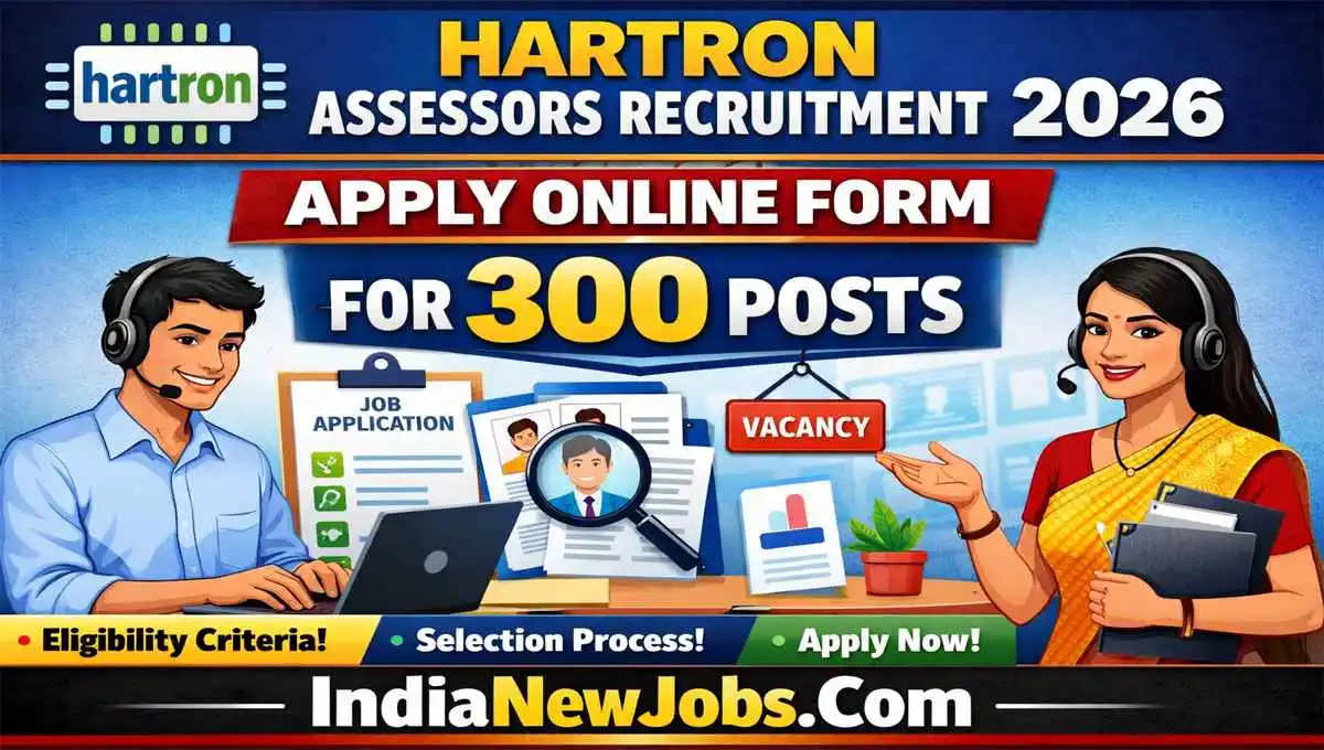 HARTRON Assessors Recruitment 2026 Apply Online Form For 300 Posts
