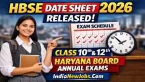 HBSE 10Th 12Th Date Sheet 2026 – Download PDF