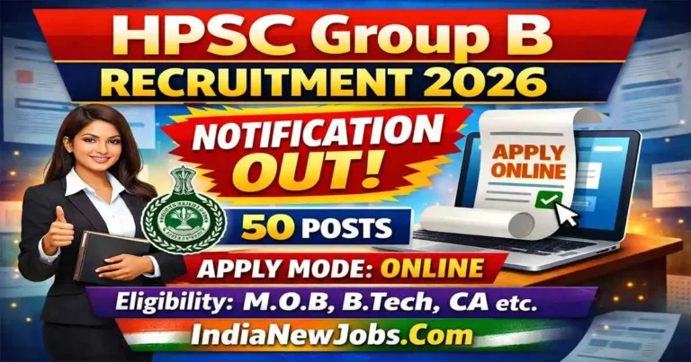 HPSC Group B Recruitment 2026