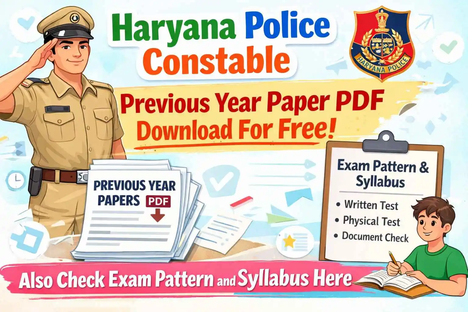 Haryana Police Constable Previous Year Paper