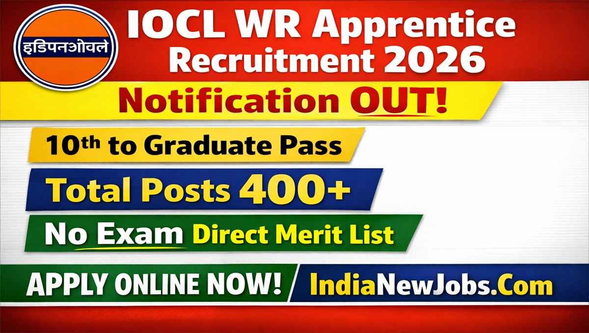 IOCL WR Apprentice Recruitment 2026