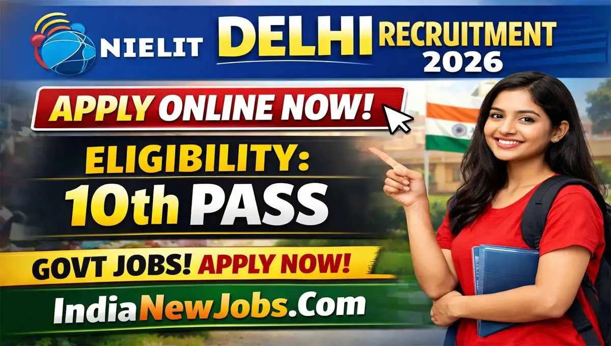 NIELIT Delhi Recruitment 2026 Apply for Staff Car Driver Posts