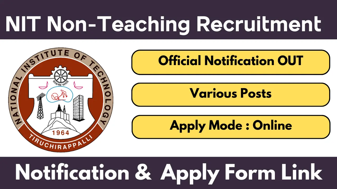 NIT Ministerial Non-Teaching Recruitment 2026