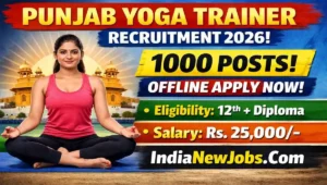 Punjab Yoga Trainer Recruitment 2026