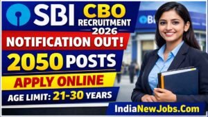 SBI CBO Recruitment 2026
