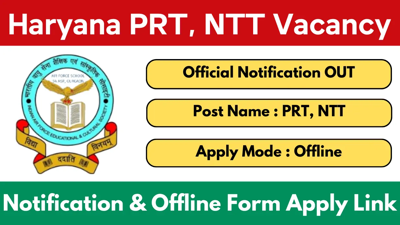 Air Force School Sirsa Vacancy 2026