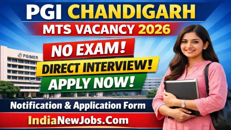 PGI Chandigarh MTS Vacancy 2026 Notification And Application Form