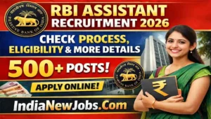 RBI Assistant Recruitment 2026
