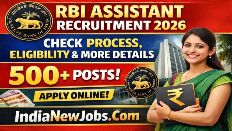 RBI Assistant Recruitment 2026