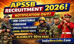APSSB Recruitment 2026