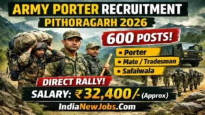 Army Porter Recruitment Pithoragarh 2026