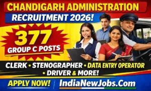 Chandigarh Administration Recruitment 2026