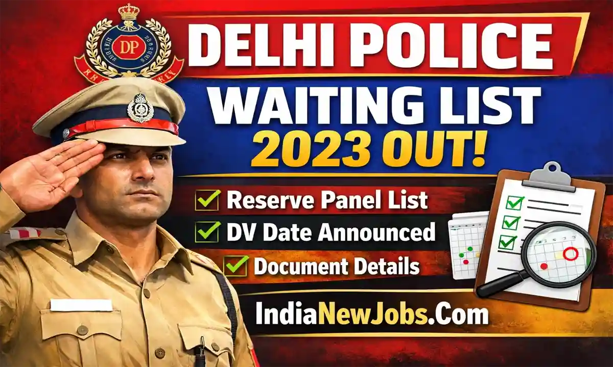 Delhi Police Waiting List 2023