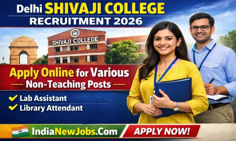Delhi Shivaji College Recruitment 2026