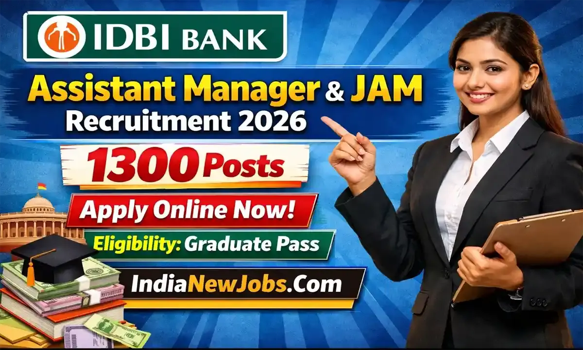 IDBI JAM Recruitment 2026