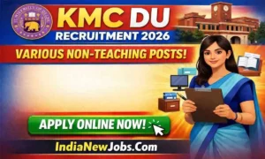 KMC DU Recruitment 2026 Various Non-Teaching Posts Apply Online