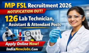 MP FSL Recruitment 2026