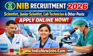 NIB Recruitment 2026
