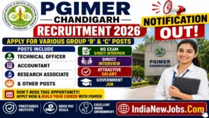 PGI Chandigarh Recruitment 2026