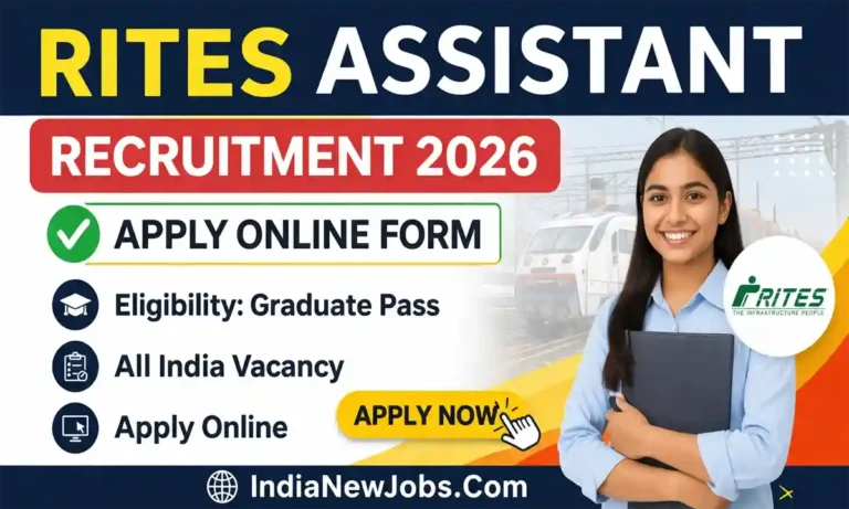 RITES Assistant Recruitment 2026