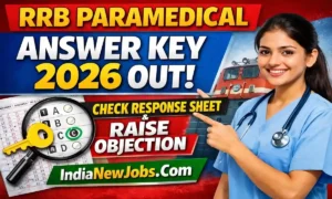 RRB Paramedical Answer Key 2026