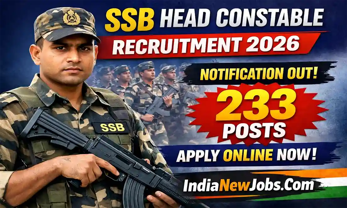 SSB Head Constable Recruitment 2026