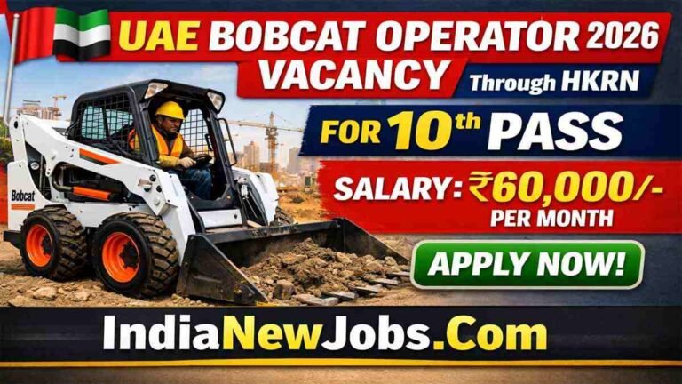 UAE Bobcat Operator Vacancy 2026