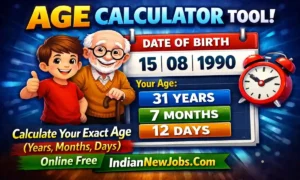 Age Calculator Tool